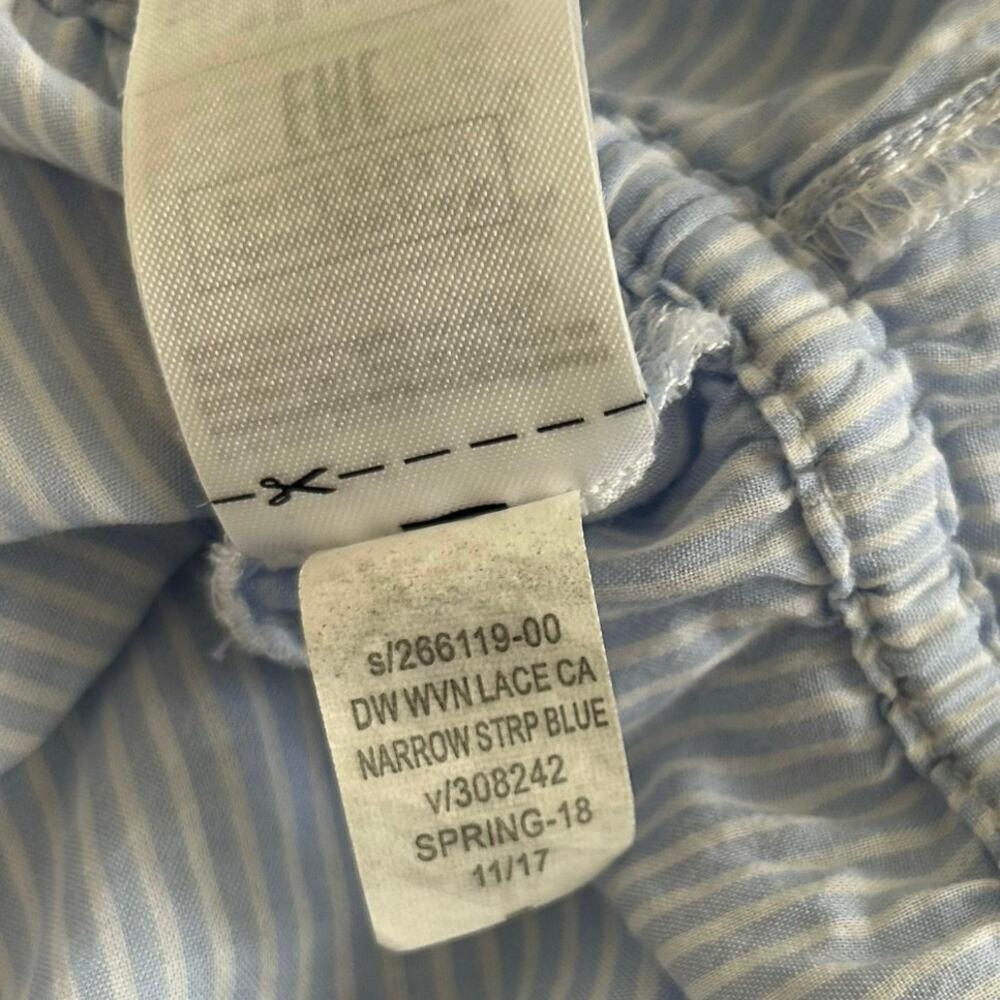 GAP Lace Trim Camisole Cottagecore Feminine Soft Girl Cotton Tank Blue XS - Picture 7 of 8
